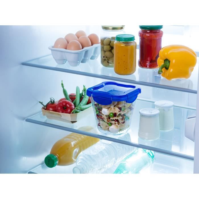 PYREX Set of 3 Pasta Box Storage Containers - Cook&Go - Glass - Airtight - 0.8 L