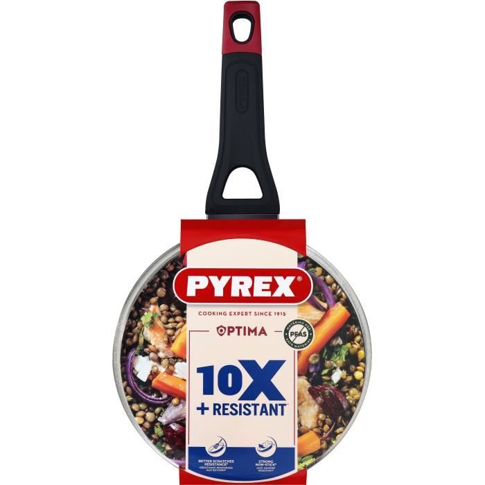 PYREX Saucepan + Lid - Non-stick - 20 cm - PFAS-free - 1455032