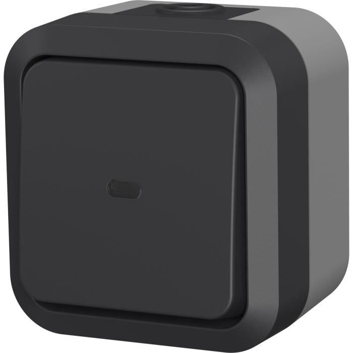 QUARX Aqua Pro Outdoor Two-Way Switch with Indicator Light, IP55, 250V