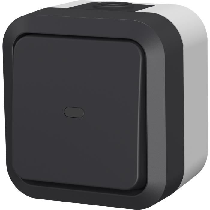 QUARX Aqua Pro Outdoor Two-Way Switch with Indicator Light, IP55, 250V