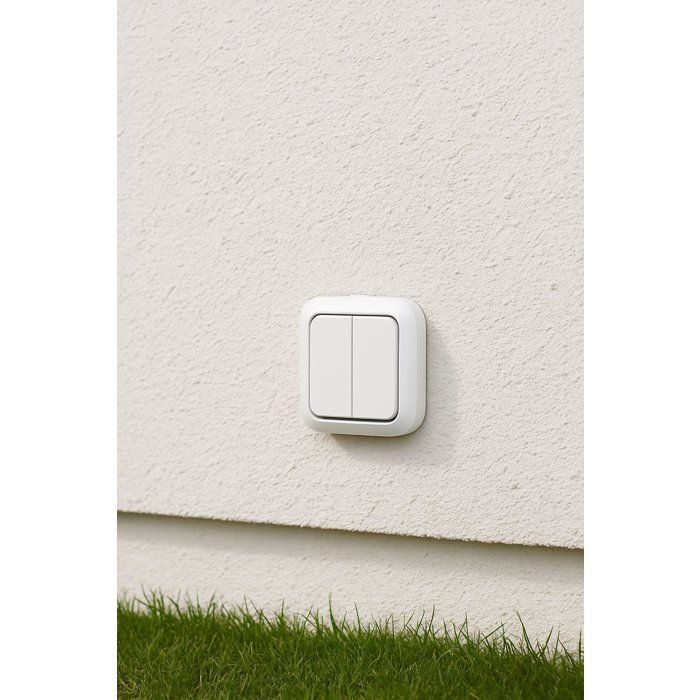 QUARX Aqua Pro Waterproof Double Two-Way Switch, IP55, 10AX