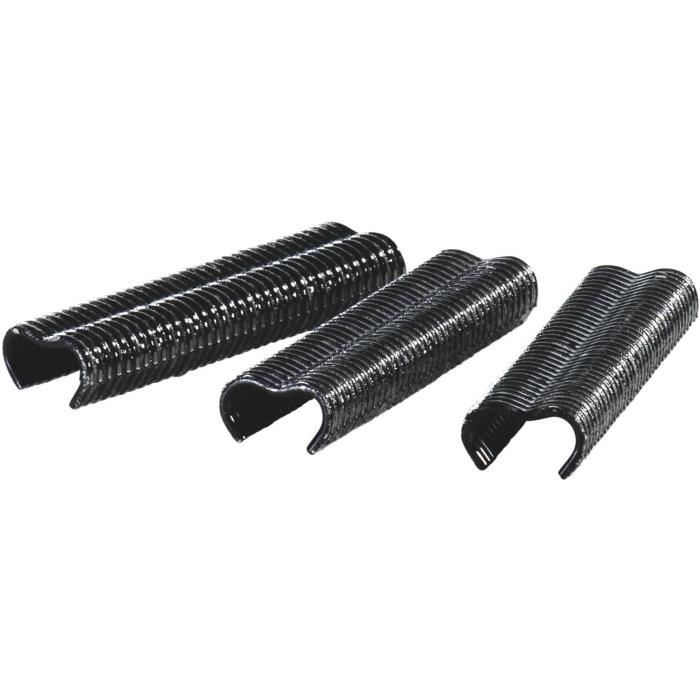 RAPID Black Plastic Coated Wire Mesh Staples VR22