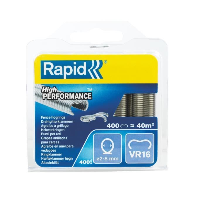 RAPID VR16 Galvanized Fencing Staples, Pack of 400 400-ag
