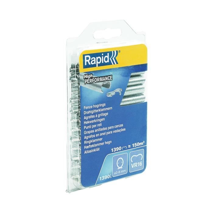 RAPID Fence Staples - VR16 Galvanized Steel - Blister Pack 1390 - (40108799)