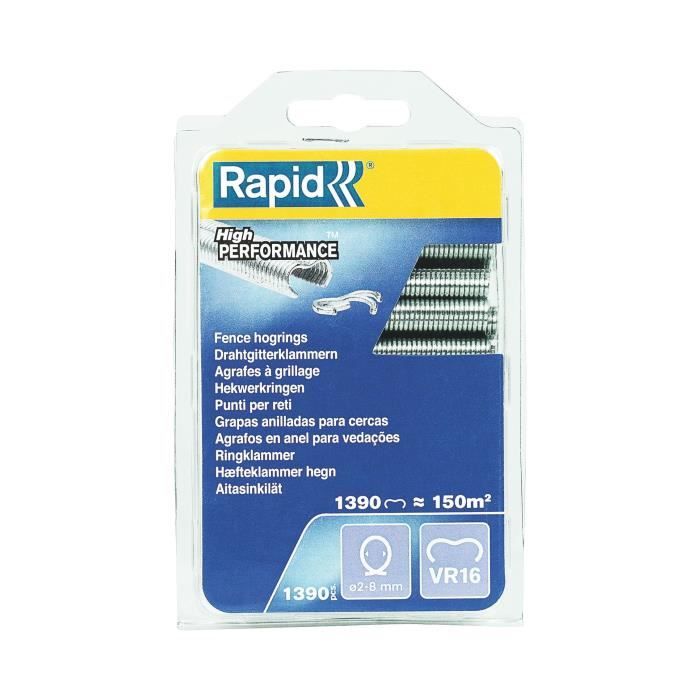 RAPID Fence Staples - VR16 Galvanized Steel - Blister Pack 1390 - (40108799)
