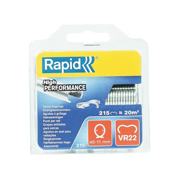 RAPID VR22 Galvanized Fencing Staples, Pack of 215