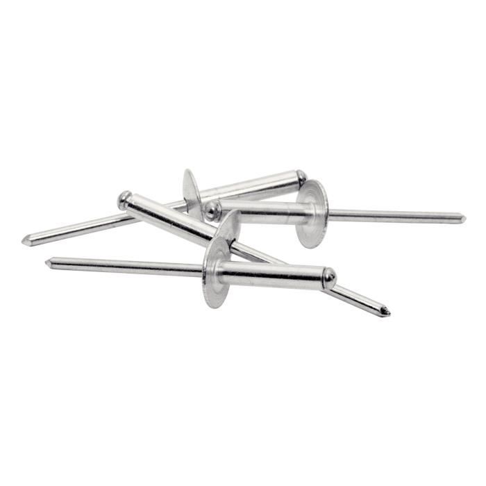 RAPID XL Rivets Ø3.2 x 8 mm - Aluminum - Box of 50 + Drill Bit