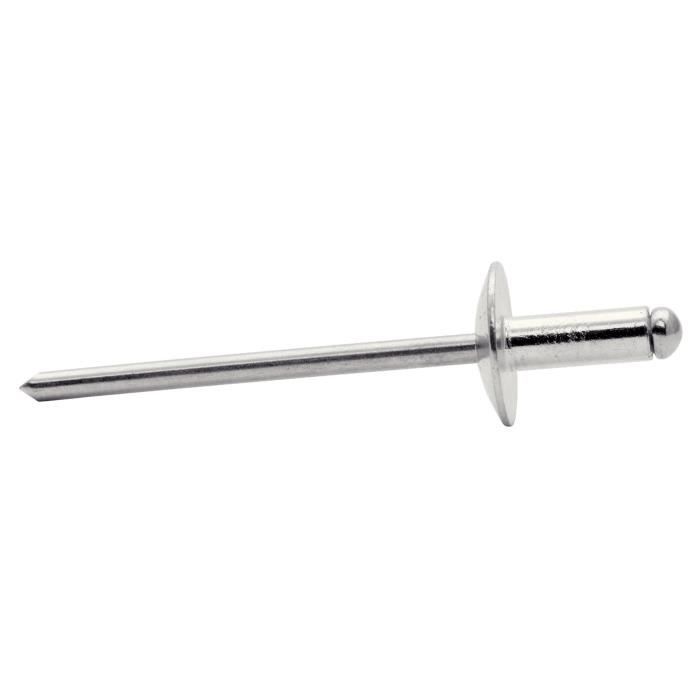 RAPID XL Rivets Ø3.2 x 8 mm - Aluminum - Box of 50 + Drill Bit