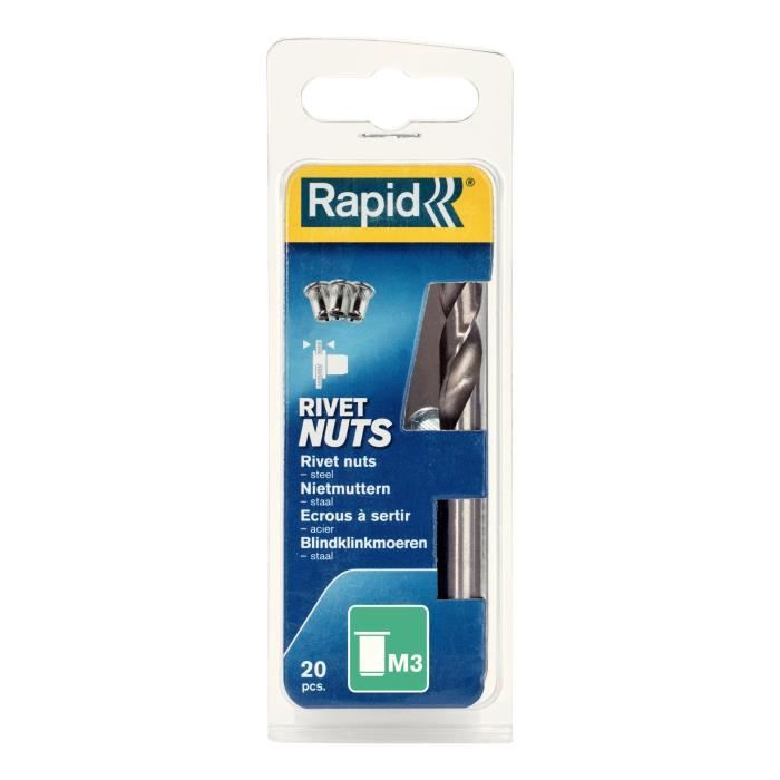 RAPID M3 Rivet Nuts 20 pcs