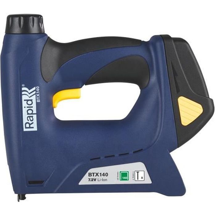 RAPID BTX140 7.2V Cordless Electric Stapler/Nailer - Ideal for Freedom of Movement