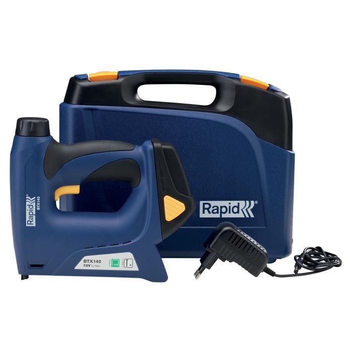 RAPID BTX140 7.2V Cordless Electric Stapler/Nailer - Ideal for Freedom of Movement