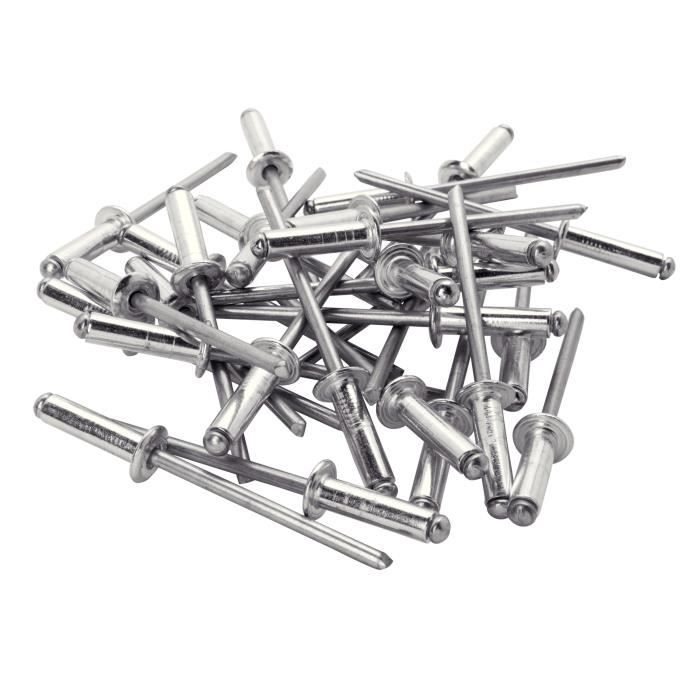 RAPID - Rivets - 4.8 x 10 mm Aluminum - Box of 350
