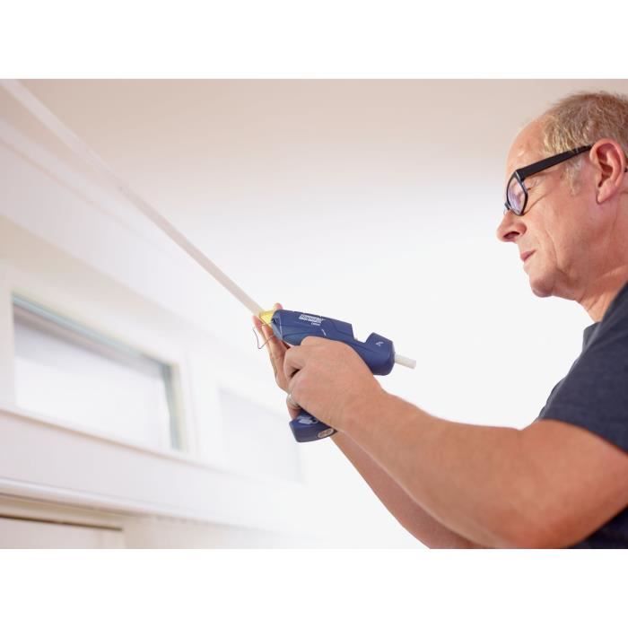 RAPID CG270 Glue Gun - Removable Cord for 12 mm Glue Sticks - Cordless - Gun + 10 Glue Sticks