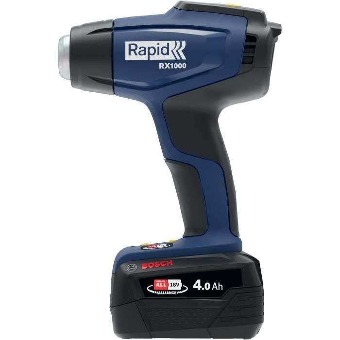 RAPID Hot Air Gun 18V RX1000 - Heats up to 550°C - Case Included