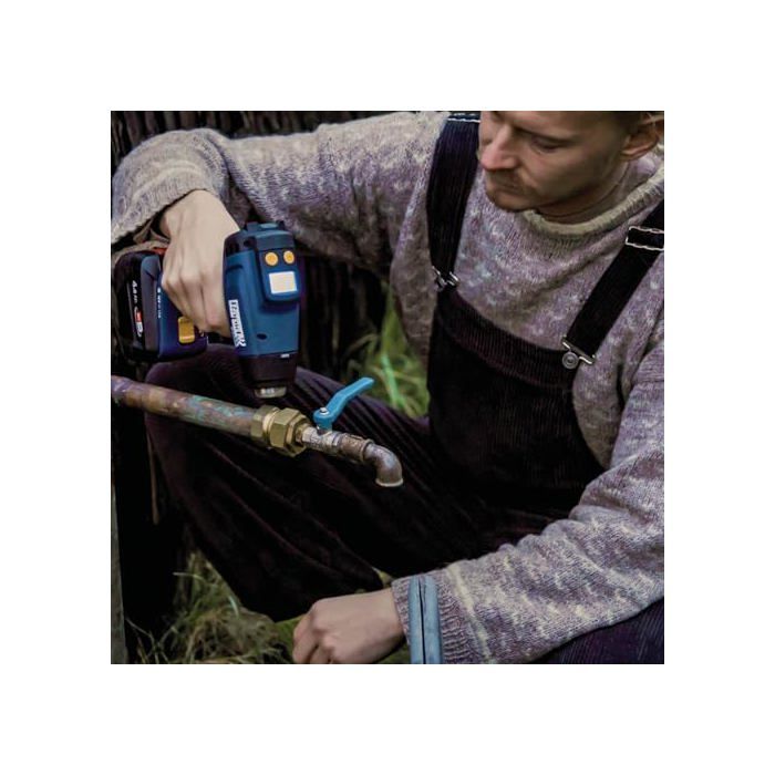 RAPID Hot Air Gun 18V RX1000 - Heats up to 550°C - Box without Battery
