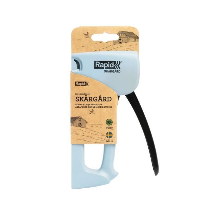 RAPID Manual Stapler R53 - Eco-friendly - 53/4-10 mm Staples - Skargard (Archipelago Blue)