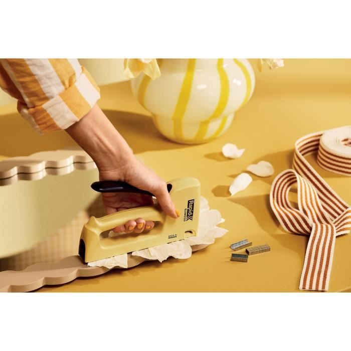 RAPID Manual Stapler R53 - Eco-friendly - 53/4-10 mm Staples - Blomster (Flower Yellow)