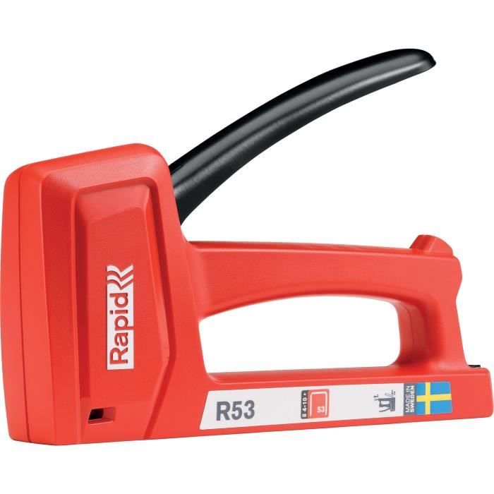 Manual Stapler - RAPID R53 - Eco-Friendly for Wood and Fabric - 5.5-10 mm Staples