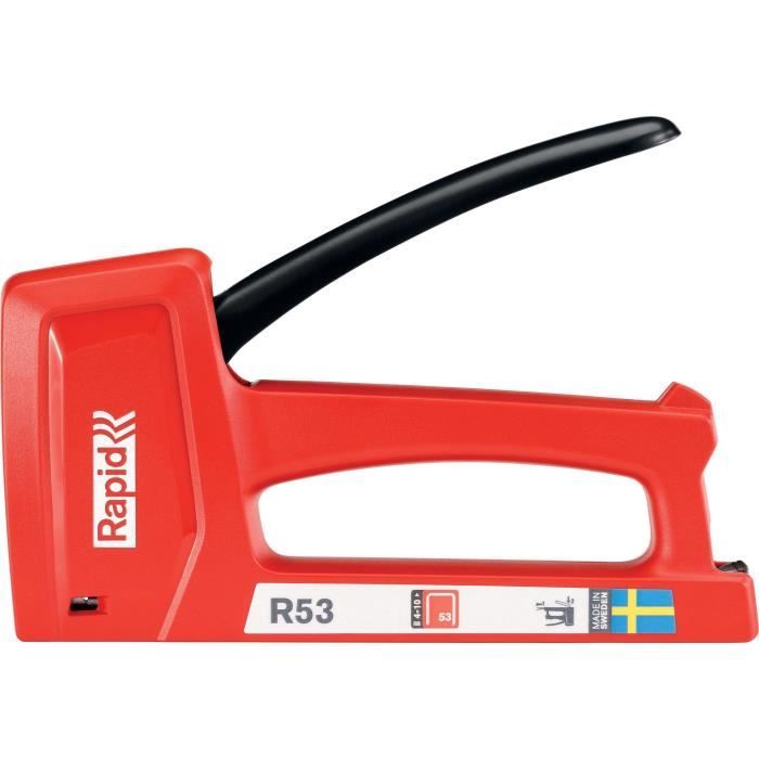 Manual Stapler - RAPID R53 - Eco-Friendly for Wood and Fabric - 5.5-10 mm Staples