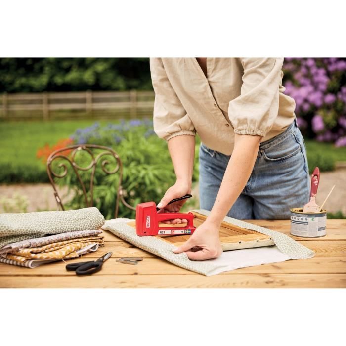 Manual Stapler - RAPID R53 - Eco-Friendly for Wood and Fabric - 5.5-10 mm Staples