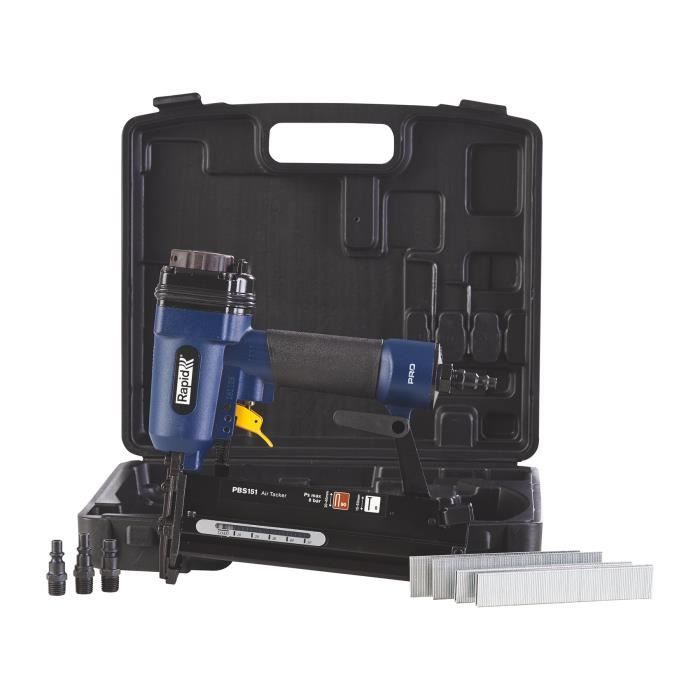RAPID PRO PBS151 Pneumatic Stapler/Nailer - For 90 mm Staples - 20 to 40 mm Brads