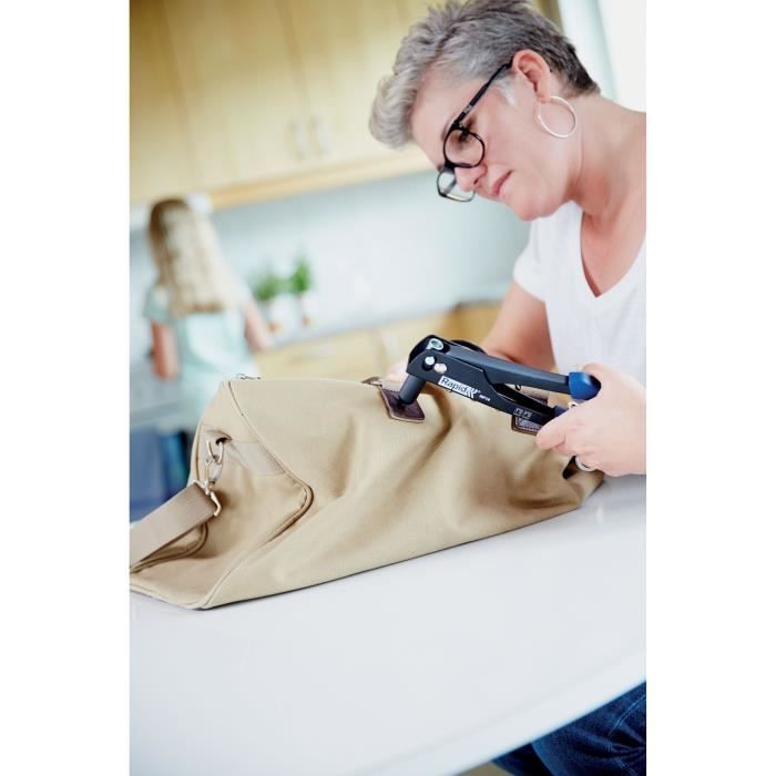RAPID RP10 Rivet Gun - Includes 100 Rivets - Ergonomic Handle