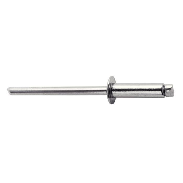 Rivets inoxydables Rapid Ø4.8x10mm. Blister de 50 pcs