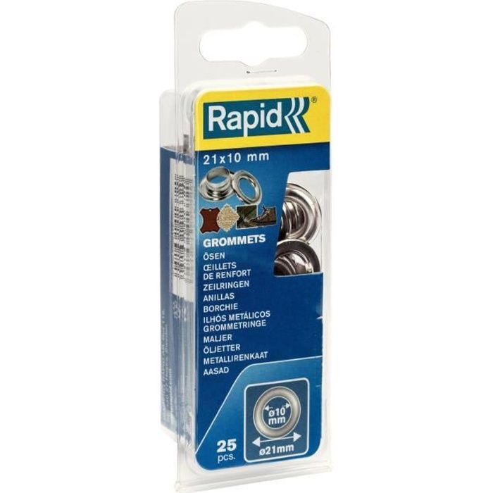 RAPID 25 Reinforced Eyelets 10 mm - Aluminum