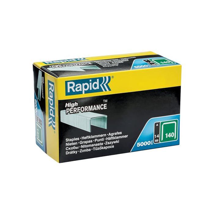 RAPID Flat Wire Staples No. 140,10 mm, Box of 5000