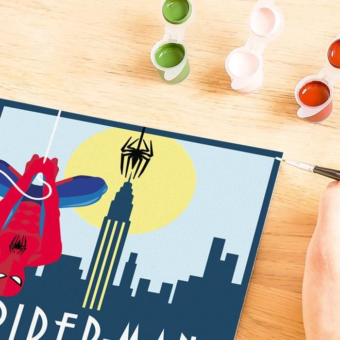 Ravensburger CreArt Paint by Numbers Kit, Spider-Man, 20x20cm, Ages 12+, 23891