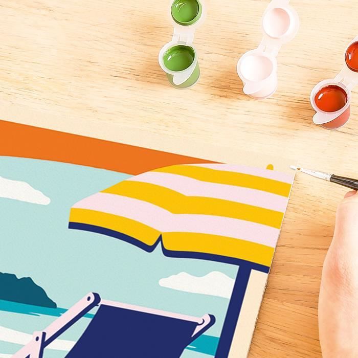 Ravensburger CreArt Paint by Numbers 24x30 cm Relax at the Beach Adult 23897