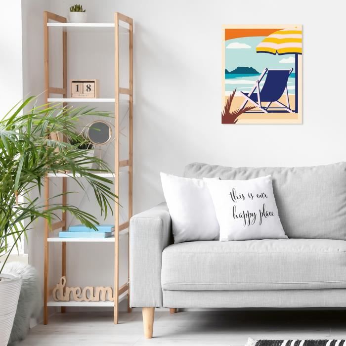 Ravensburger CreArt Paint by Numbers 24x30 cm Relax at the Beach Adult 23897