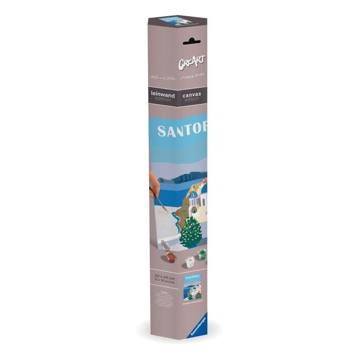 Ravensburger CreArt Paint by Numbers 30x40 cm Santorini Adult 23906