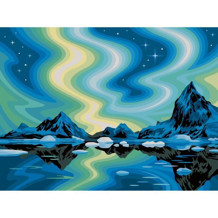 Ravensburger CreArt Paint by Numbers 30x40 cm Northern Lights Adult 23907