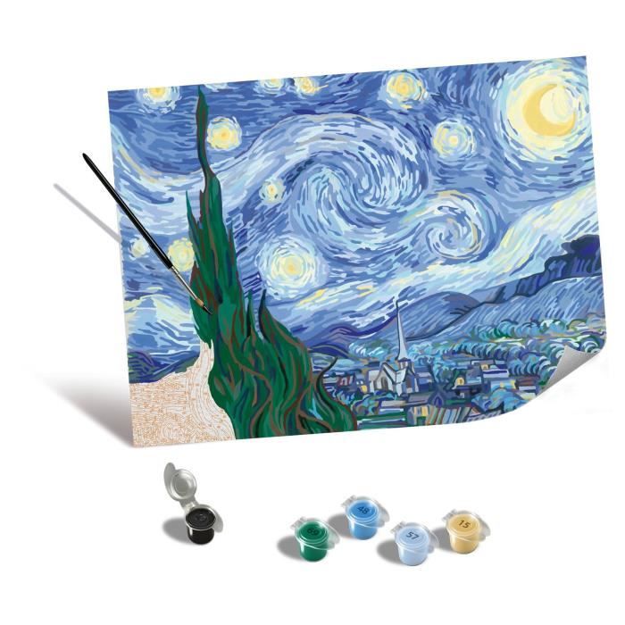 Ravensburger CreArt Paint by Numbers Kit 30x40 cm Van Gogh/The Starry Night, Ages 14+, 23915