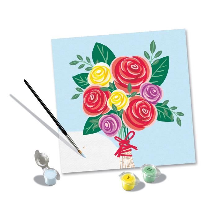 Ravensburger CreArt Paint by Numbers 20x20 cm Bouquet of Roses Adult 25520