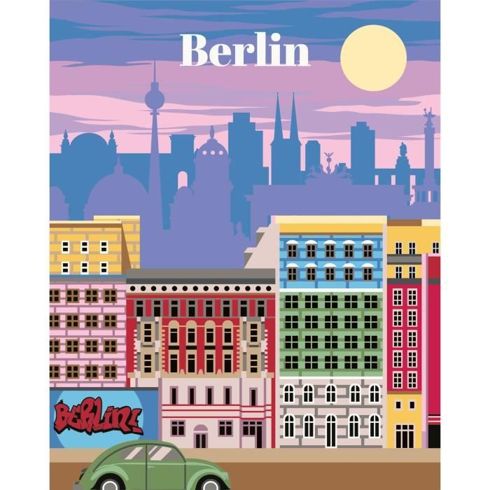 Ravensburger CreArt Paint by Numbers 24x30 cm Berlin Adult 25521