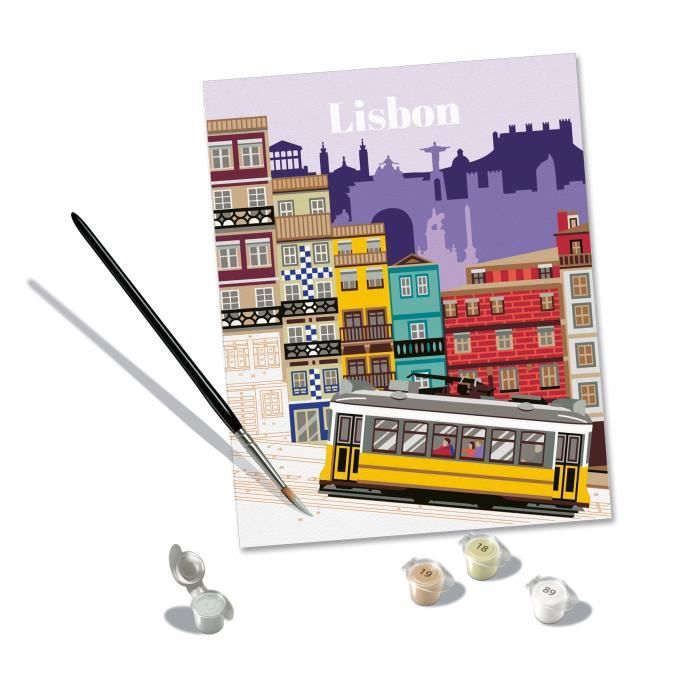 Ravensburger CreArt Paint by Numbers 24x30 cm Lisbon Adult 25522