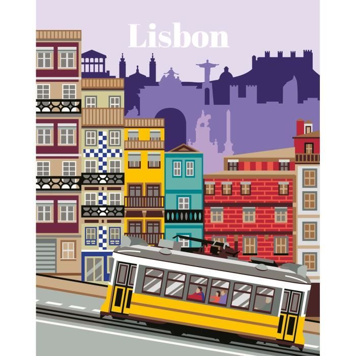Ravensburger CreArt Paint by Numbers 24x30 cm Lisbon Adult 25522