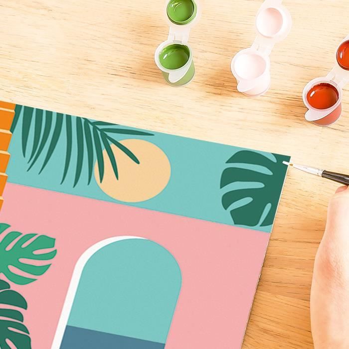 Ravensburger CreArt Paint by Numbers Vacation Mode 24x30 cm for Adults - 25524