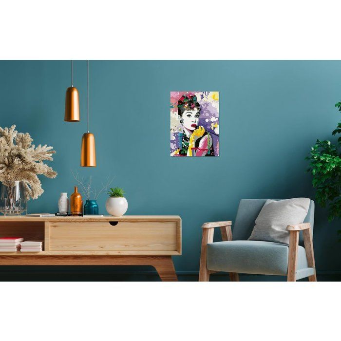 Ravensburger CreArt Paint by Numbers Audrey Hepburn 30x40 cm for Adults - 25526 30x40cm
