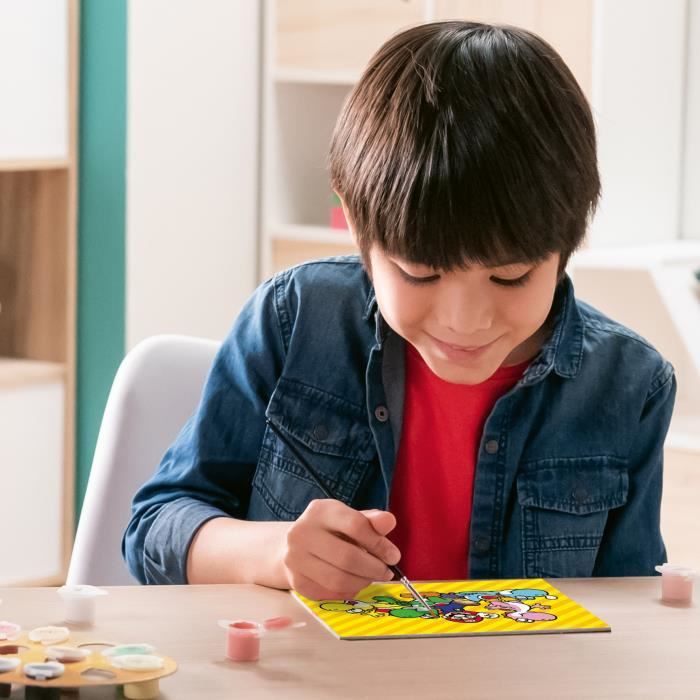 CreArt Kids Paint by Numbers Kit 18x24cm Super Mario, Ages 7+, 25529
