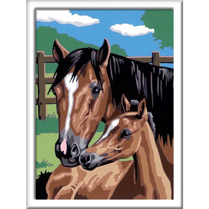 CreArt Kids Paint by Numbers Kit - Tenderness 18x24 cm - For Ages 7+ 18x24cm