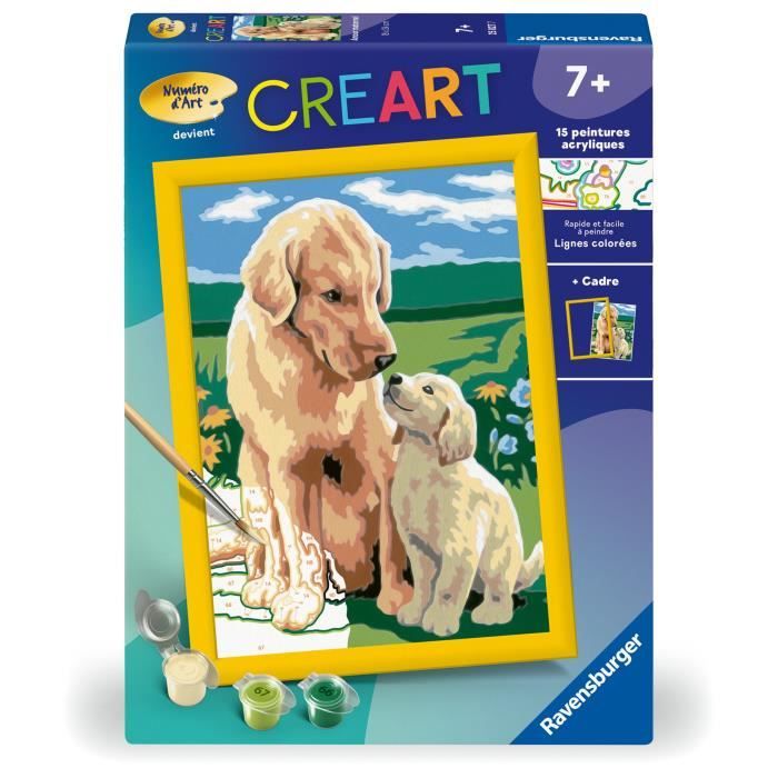 Ravensburger CreArt Kids Paint by Numbers Kit - Maternal Love 18x24 cm - For Ages 7+ 18x24cm