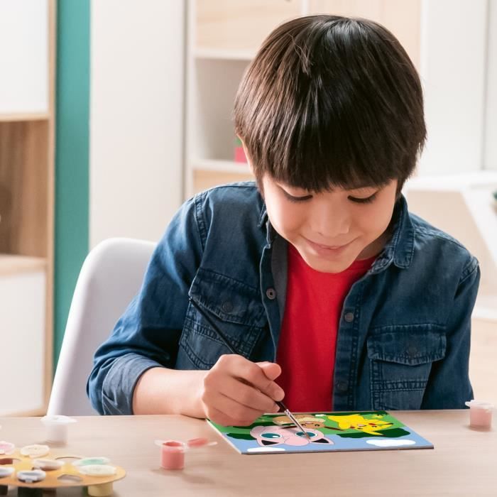 CreArt Kids Paint by Numbers Kit Pokemon 18x24cm Ages 7+ 25839 Ravensburger
