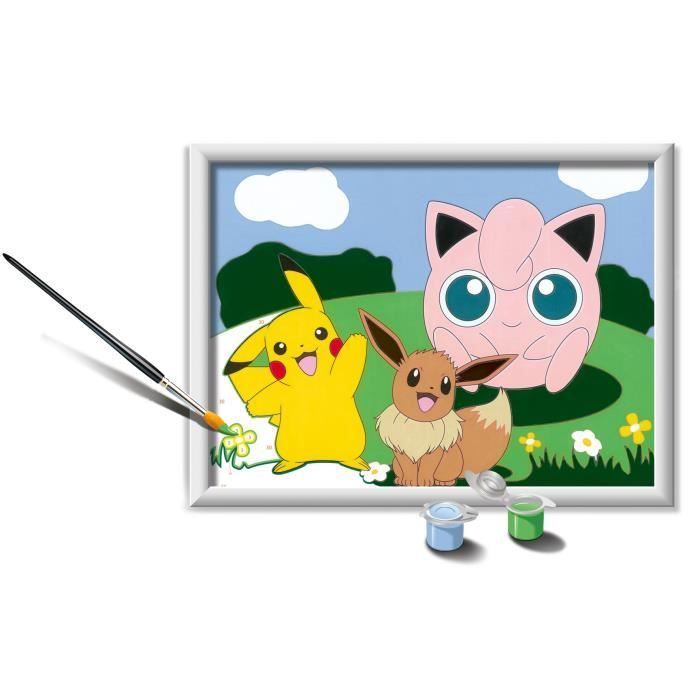 CreArt Kids Paint by Numbers Kit Pokemon 18x24cm Ages 7+ 25839 Ravensburger