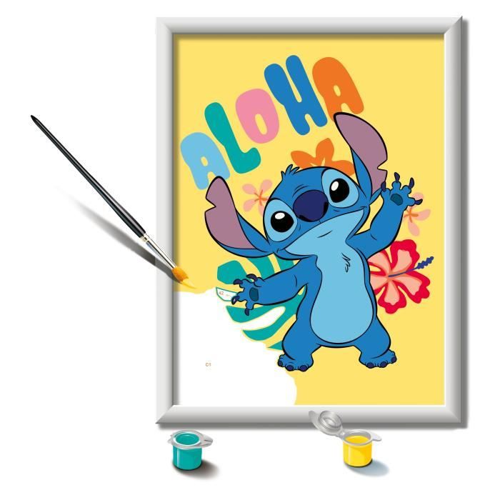 CreArt Kids Paint by Numbers Kit Stitch 18x24cm Ages 7+ 25844 Ravensburger