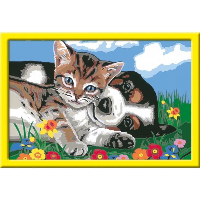 CreArt Kids Paint by Numbers Kit 31x21cm A Beautiful Friendship, Ages 7+