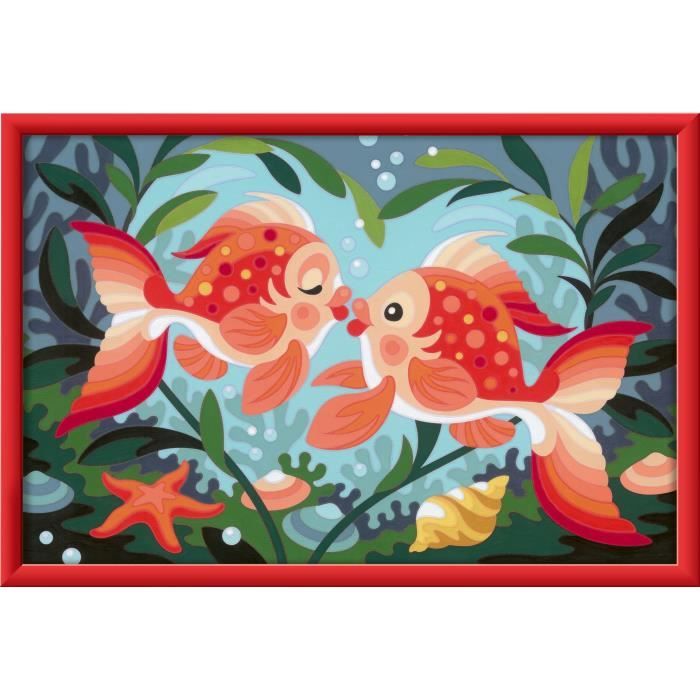 Ravensburger CreArt Kids Paint by Numbers Kit Fish Kisses 31x21cm Ages 7+ 25853