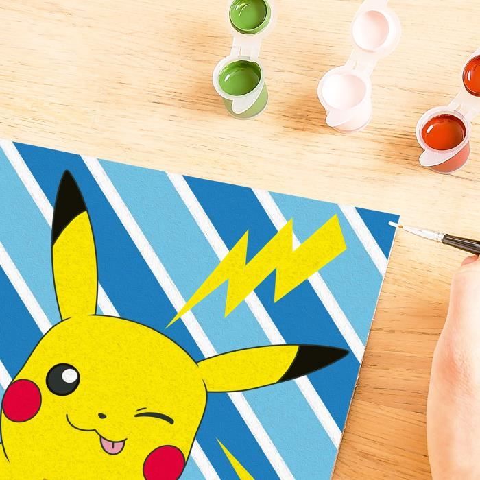 Ravensburger CreArt Kids Paint by Numbers Kit Pikachu Lightning Bolt 18x24cm Ages 7+ 25905
